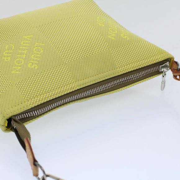 LOUIS VUITTON Damier Geant Attached Pouch Yellow LV Auth ar10593B - Picture 6 of 16